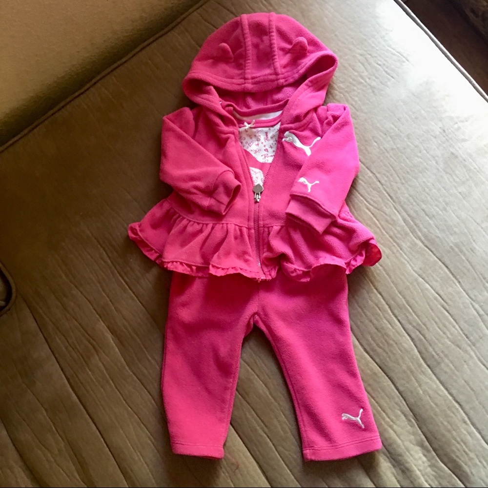 PUMA Baby Girls Three Piece Set